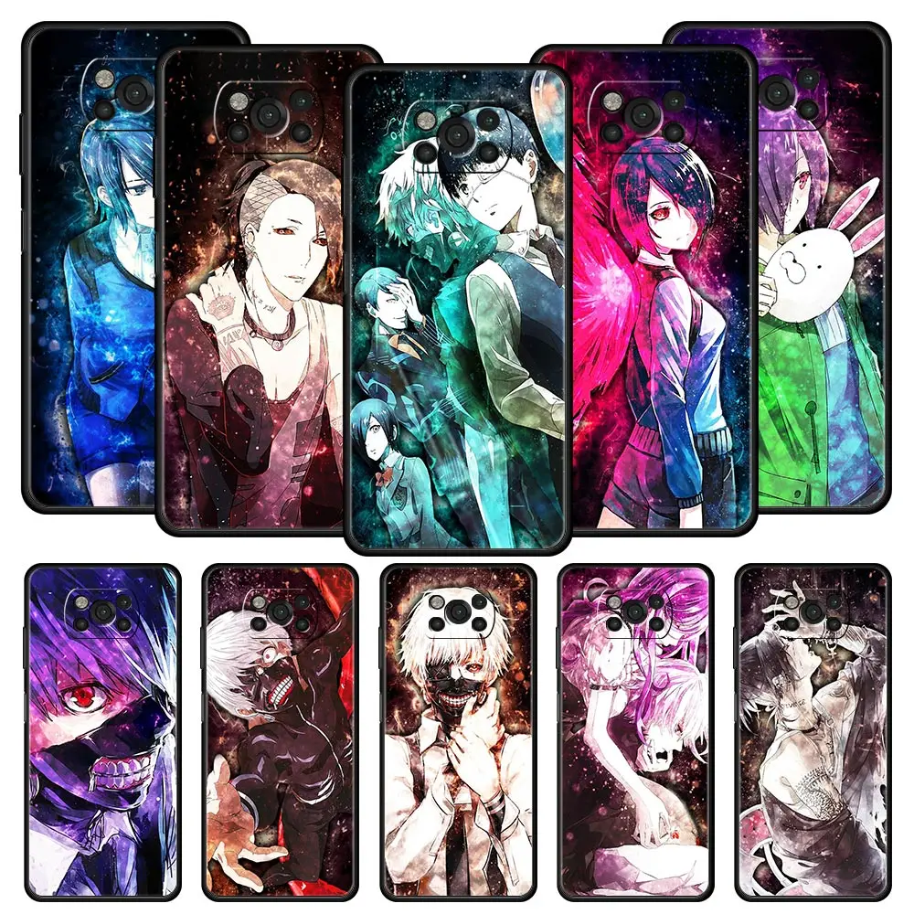 

Tokyo Ghoul Kaneki Ken Phone Case For Xiaomi Poco X4 X3 NFC F3 M3 M4 Mi Note 10 12 11 Ultra 11T Pro 10T Lite 9T 11i 11X 5G Cover