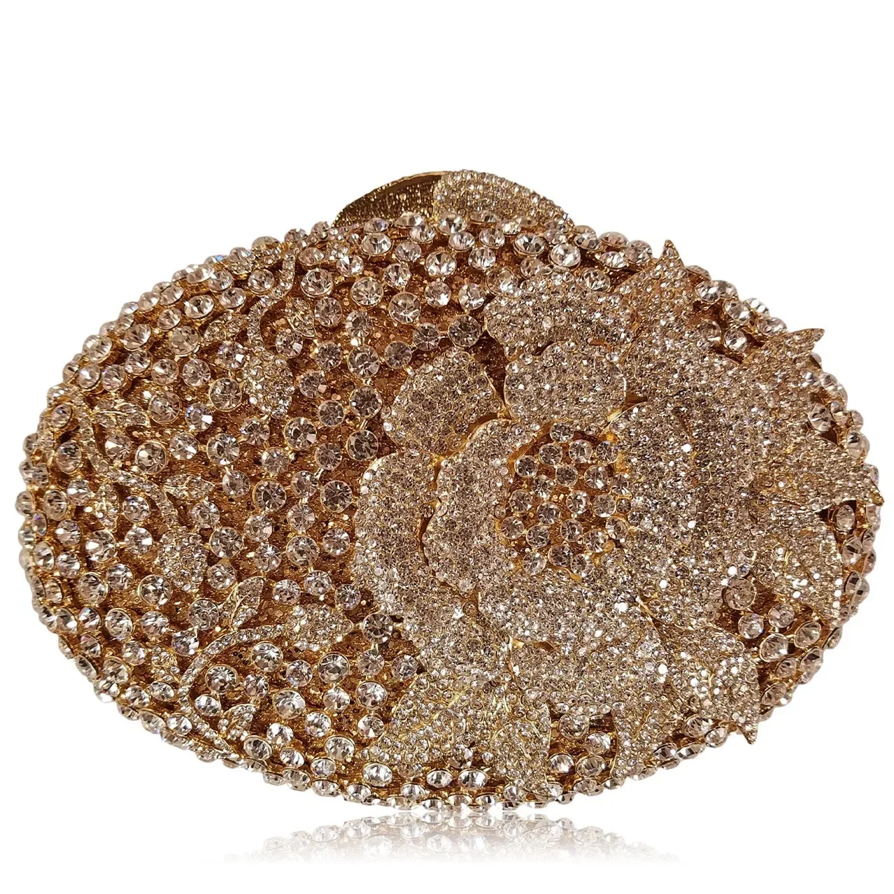 Большая гусиная яйца одна Цветочная Алмазная обеденная сумка с алмазным