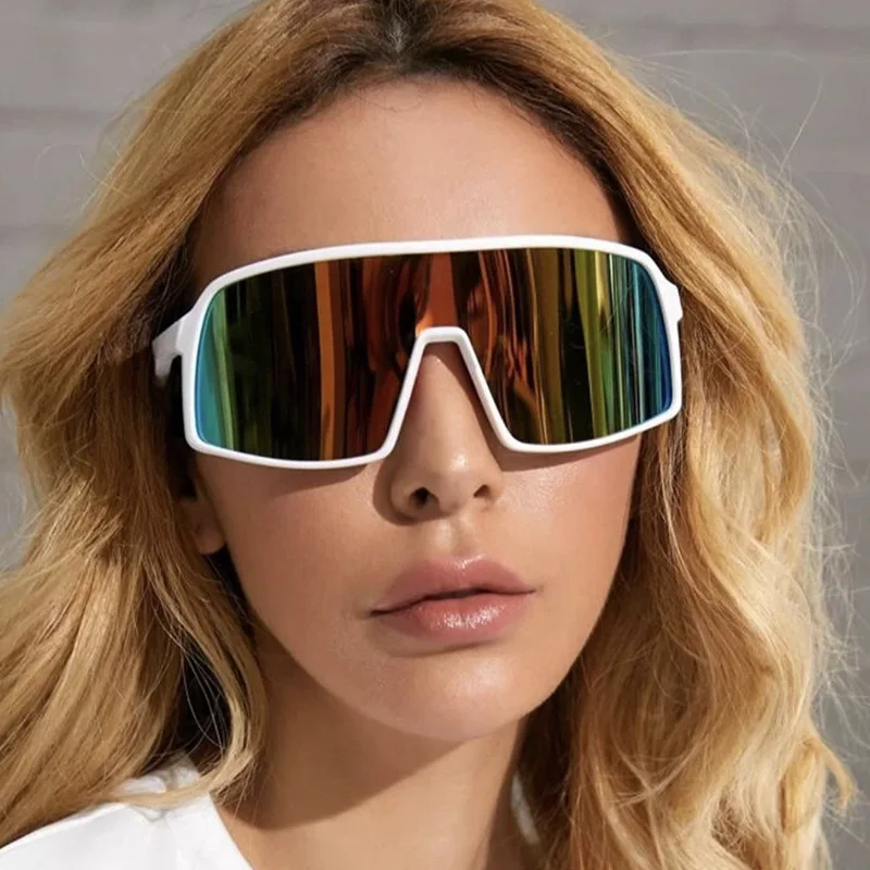 

New Large Frame Joined Body Sunglasses Women Brand Designer Movement Sun Glasses Men Outdoor Climbing Eyewear UV400 Gafas De Sol