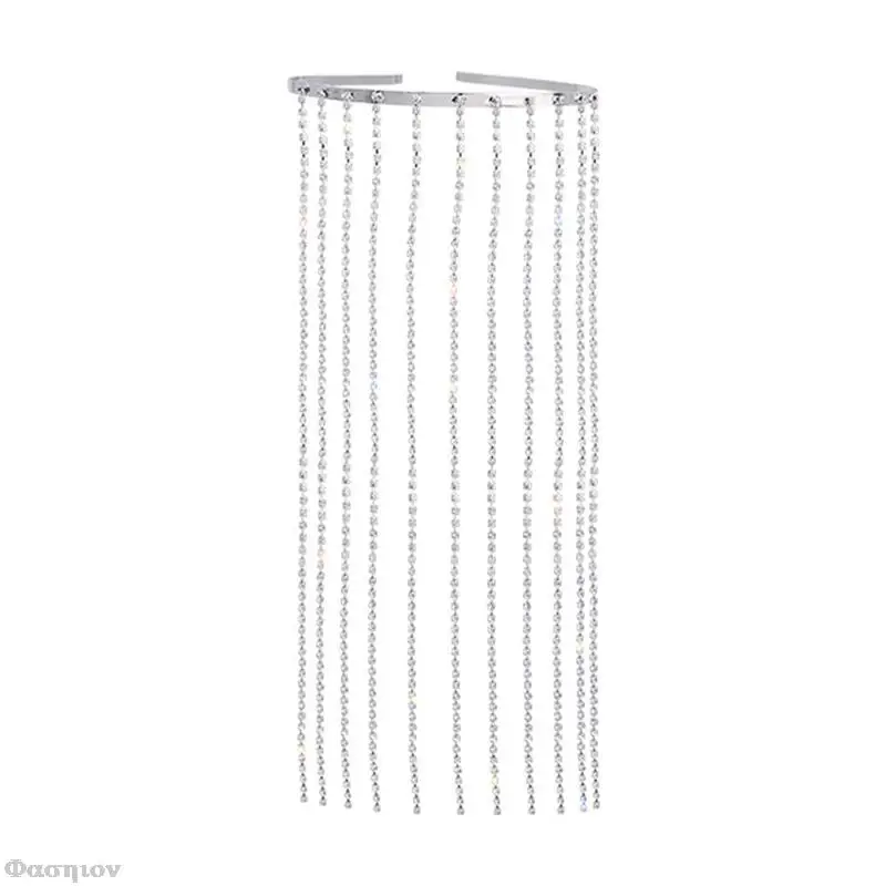 Женская цепочка для волос с кристаллами