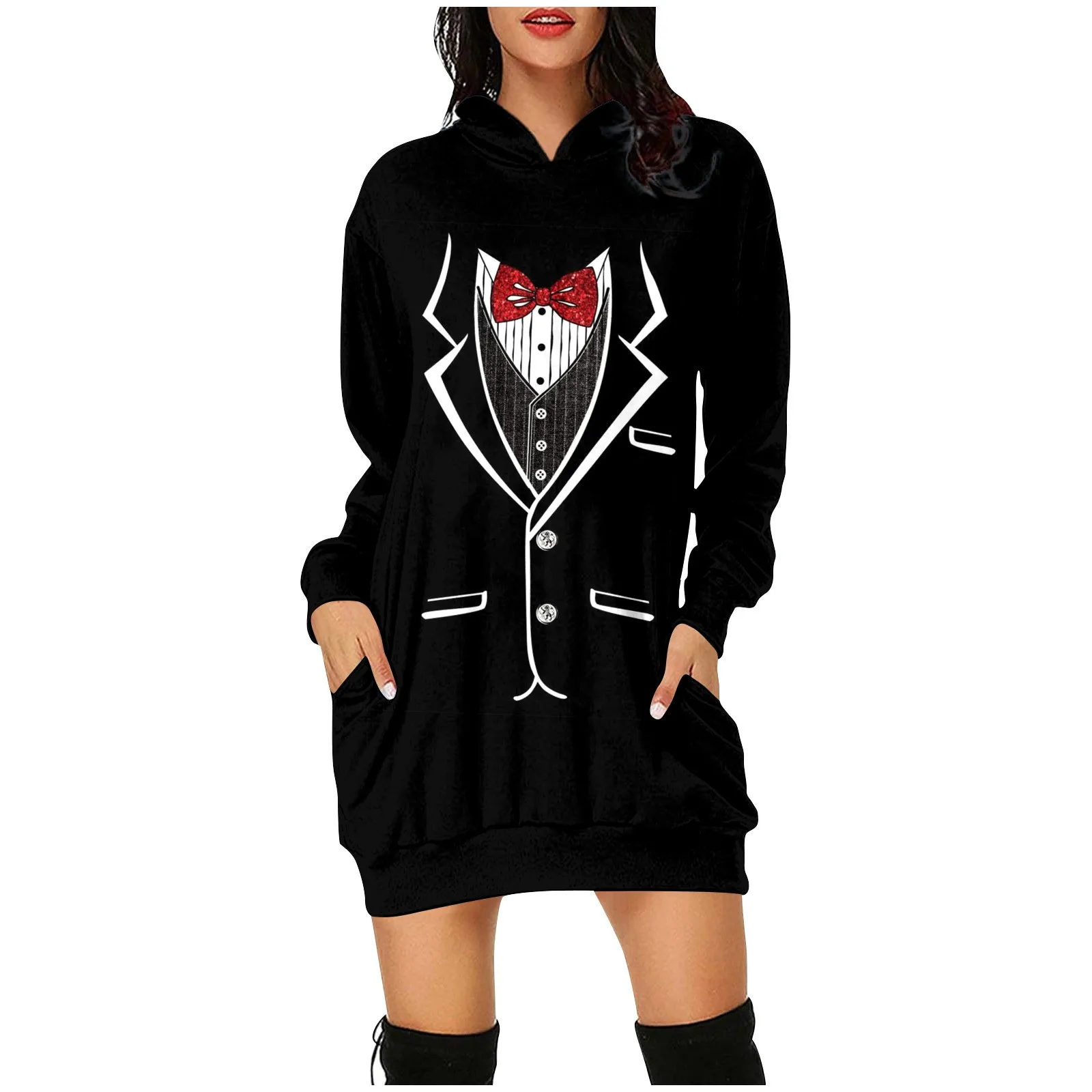 Повседневная женская толстовка с капюшоном новинка 2024 осенние и зимние