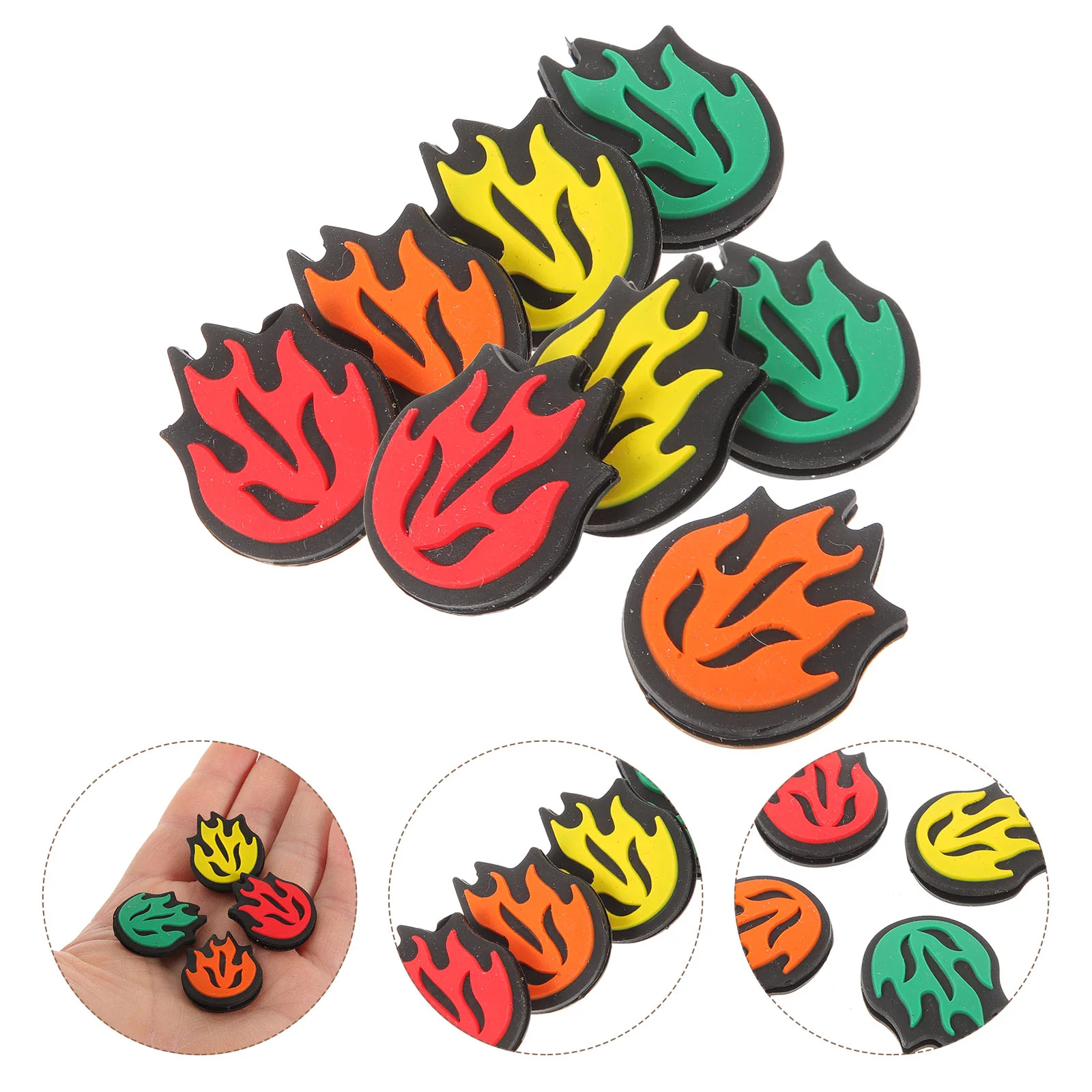 

8 шт., силиконовые амортизаторы для ракетки, для теннисных мячей