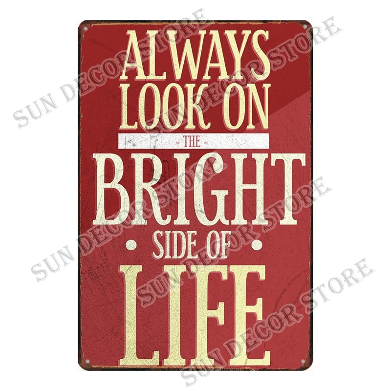 Настенный декор для вечерние ни ресторана металлическая табличка |