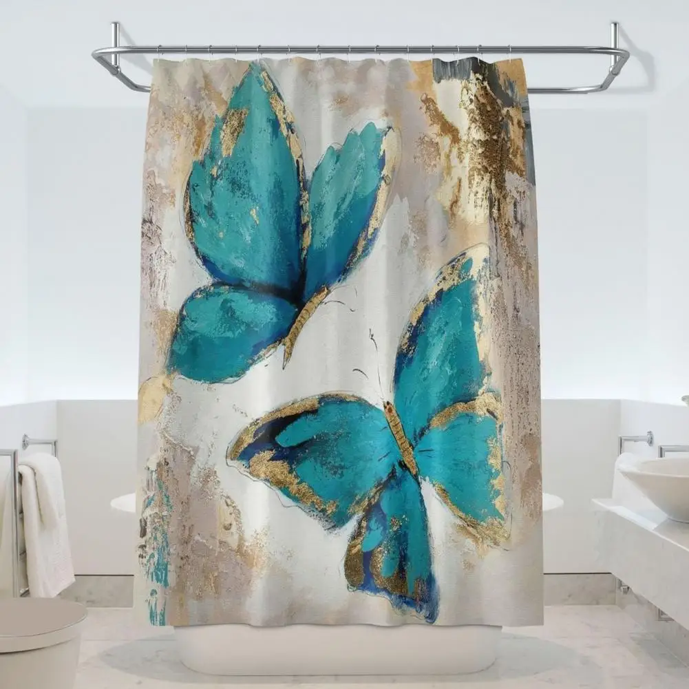 

1 комплект, водонепроницаемые занавески из полиэстера с 12 крючками