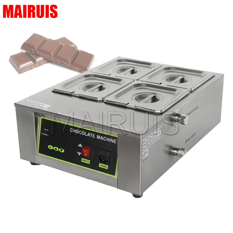 

Commercial Single Hot Chocolate Dipping Chocolate Melting Pots Melting Machine Cylinder Electric Warmer Melter