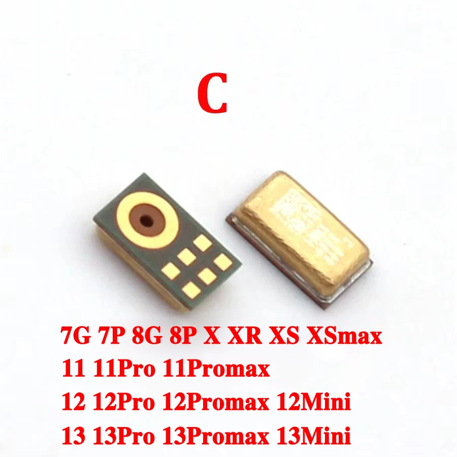2 шт./лот для iPhone 6G 6S 6 Plus 7 8 4G 4S 5 5S X XR XS 11 Pro Max 12 13 мини-микрофон динамик внутренний