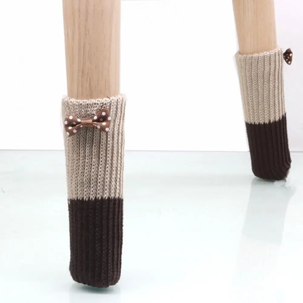4 шт./комплект вязаные Нескользящие ножки на дверные ручки | Обустройство дома