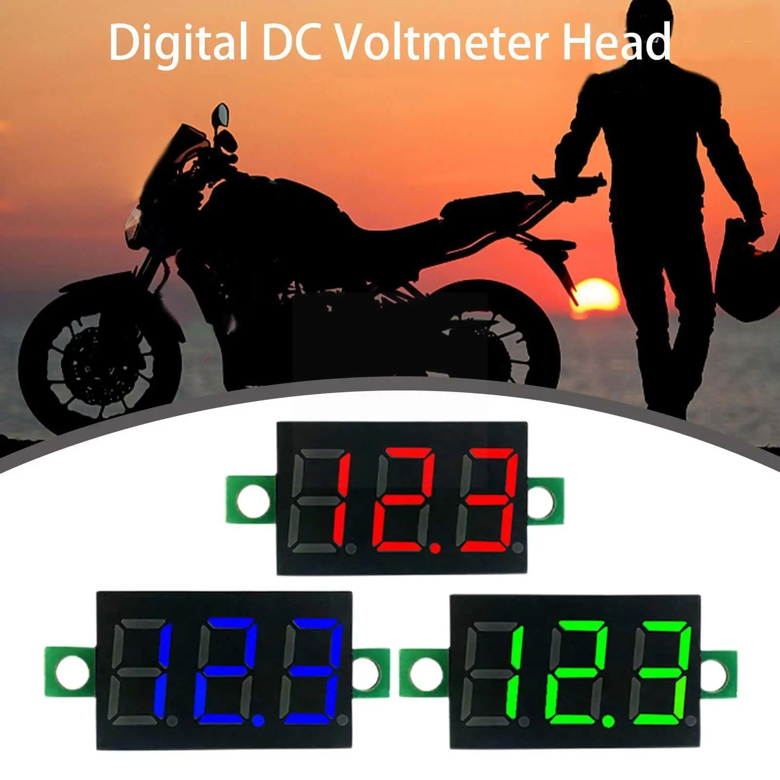 

Цифровой вольтметр, 0,28 дюйма, 2 провосветодиодный, 2,5-40 в