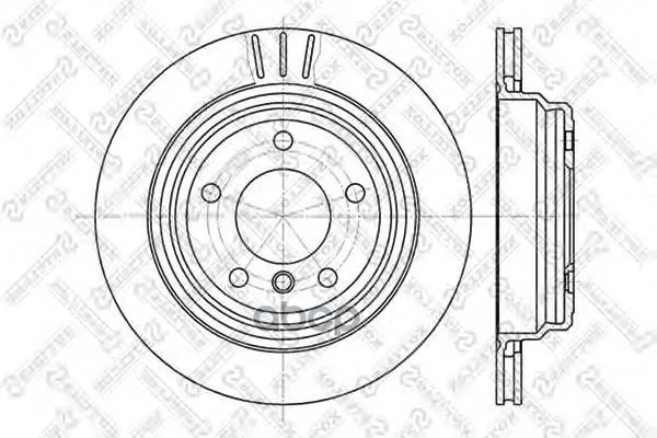 6020 1539v Sx_диск Тормозной Задний!Bmw E39 2.3 4.0 M51/M52/M54/M57/M62 95 Stellox арт. - Цена: 1 679,00 руб.