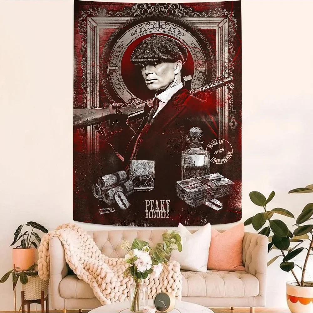 Настенный Гобелен Peaky Blinders с принтом для ТВ-шоу подвесной Таро в стиле хиппи