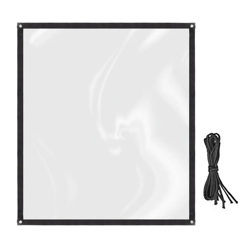 

Водонепроницаемая прозрачная пленка Брезентовая защита для окон защита от дождя балкона укрытие для цветочных растений Видимый затеняющий парус