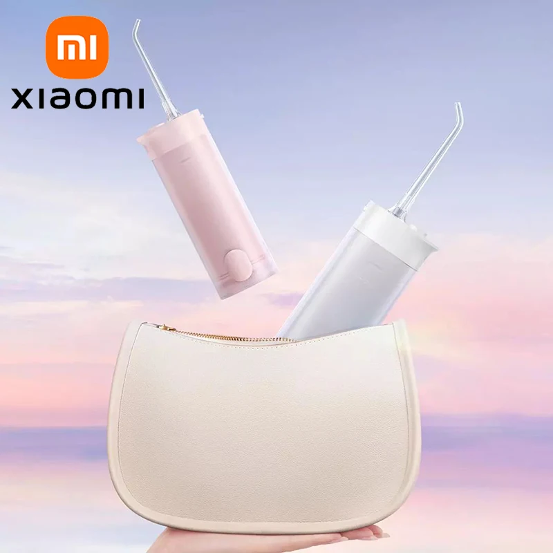 XIAOMI MIJIA Oral Dental Irrigator Portable Water Flosser Teeth Whitening USB Rechargeable 3 Modes IPX7 120ML For Teeth Cleaner