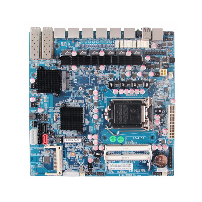 

Материнская плата Guanfeng 2021 B75 LGA 1155 с 6 портами RJ45 Lan