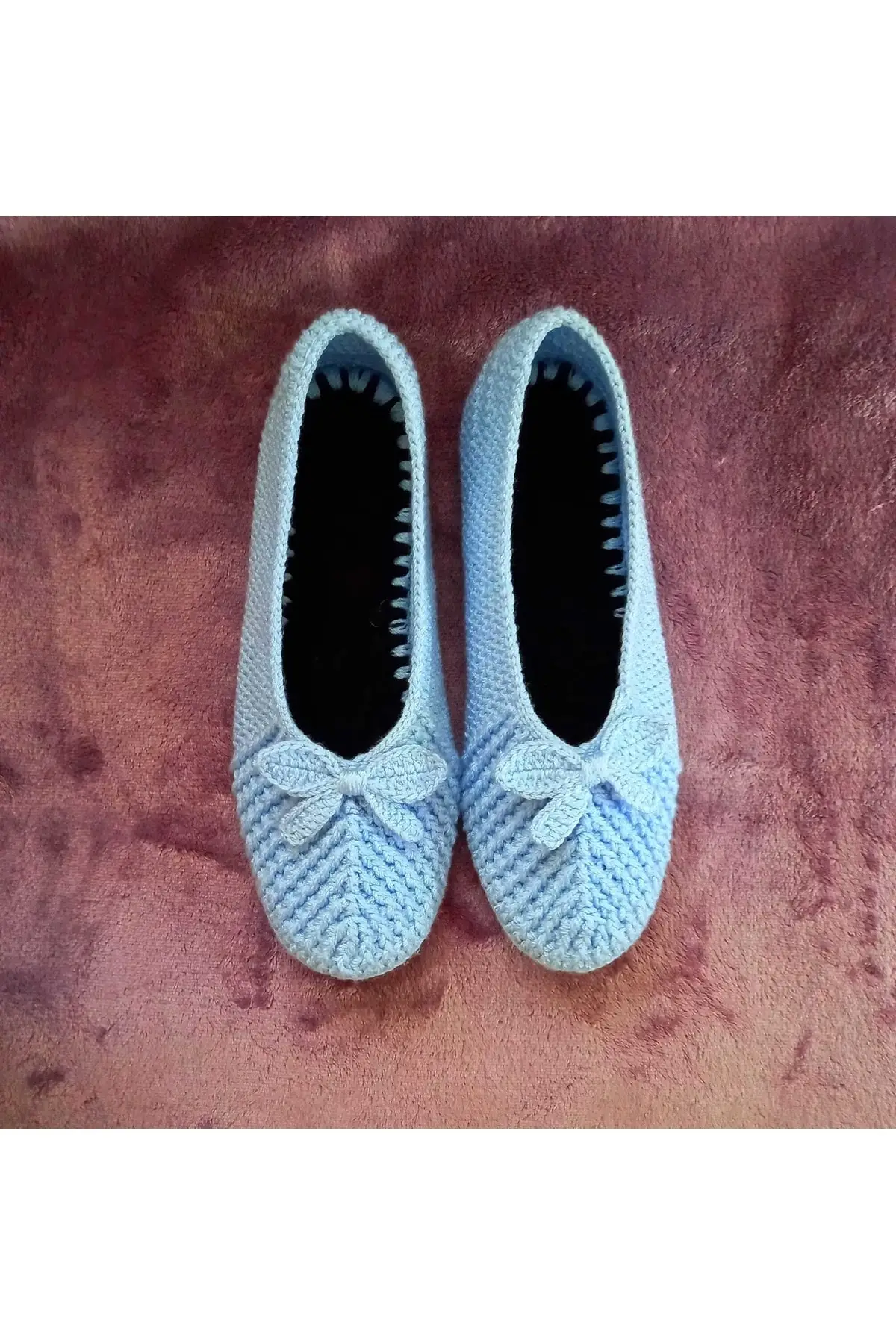 

Handmade Flat Ballet Baby Blue
