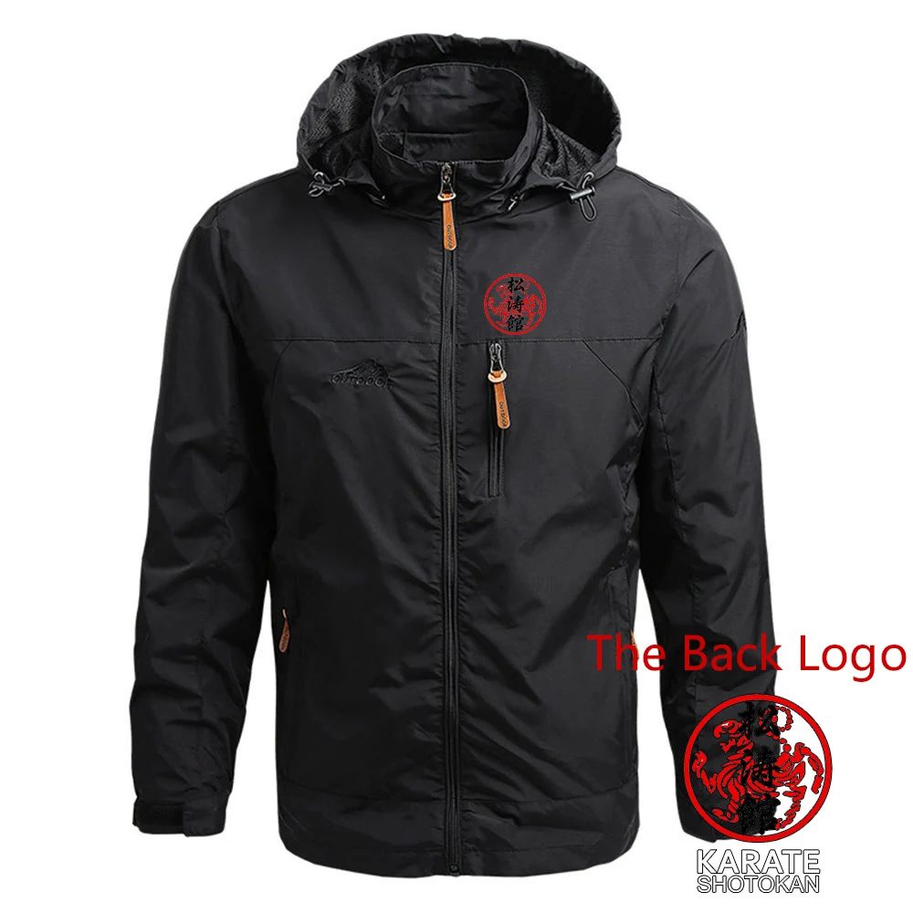 

Shotokan Karate 2022 Men's New Solid Color Windbreaker Jacket Zipper Hoodies Sweatshirts Waterproof Coats Pullover Tops Clothes