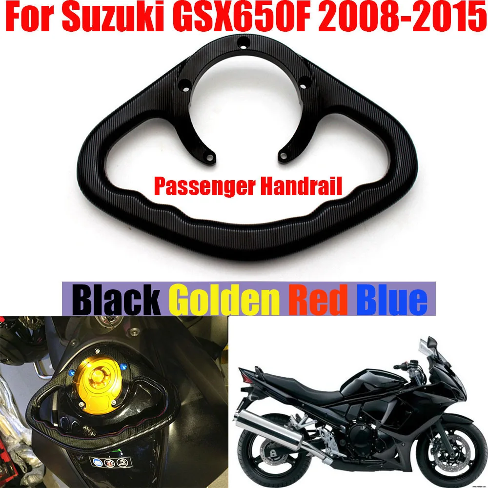 

Motorcycle Passenger Handgrips Hand Grip Tank Grab Bar Handle Armrest For Suzuki GSX650F GSX 650F GSX650 F GSX 650 F 2008-2015