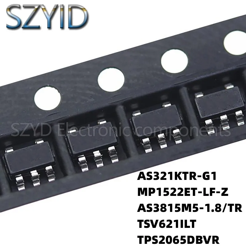 

100PCS SOT23-5 AS321KTR-G1 MP1522ET-LF-Z AS3815M5-1.8/TR TSV621ILT TPS2065DBVR