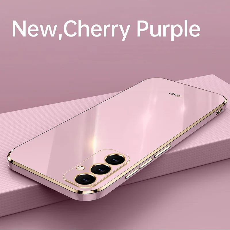 Чехол с покрытием 6D для Samsung Galaxy A55 A 55 мягкий силиконовый защитный милый