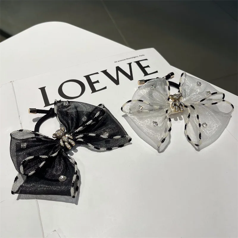 

Bow Hair Accessories Hair Rope Ball Head Rope Ponytail Rubber Band