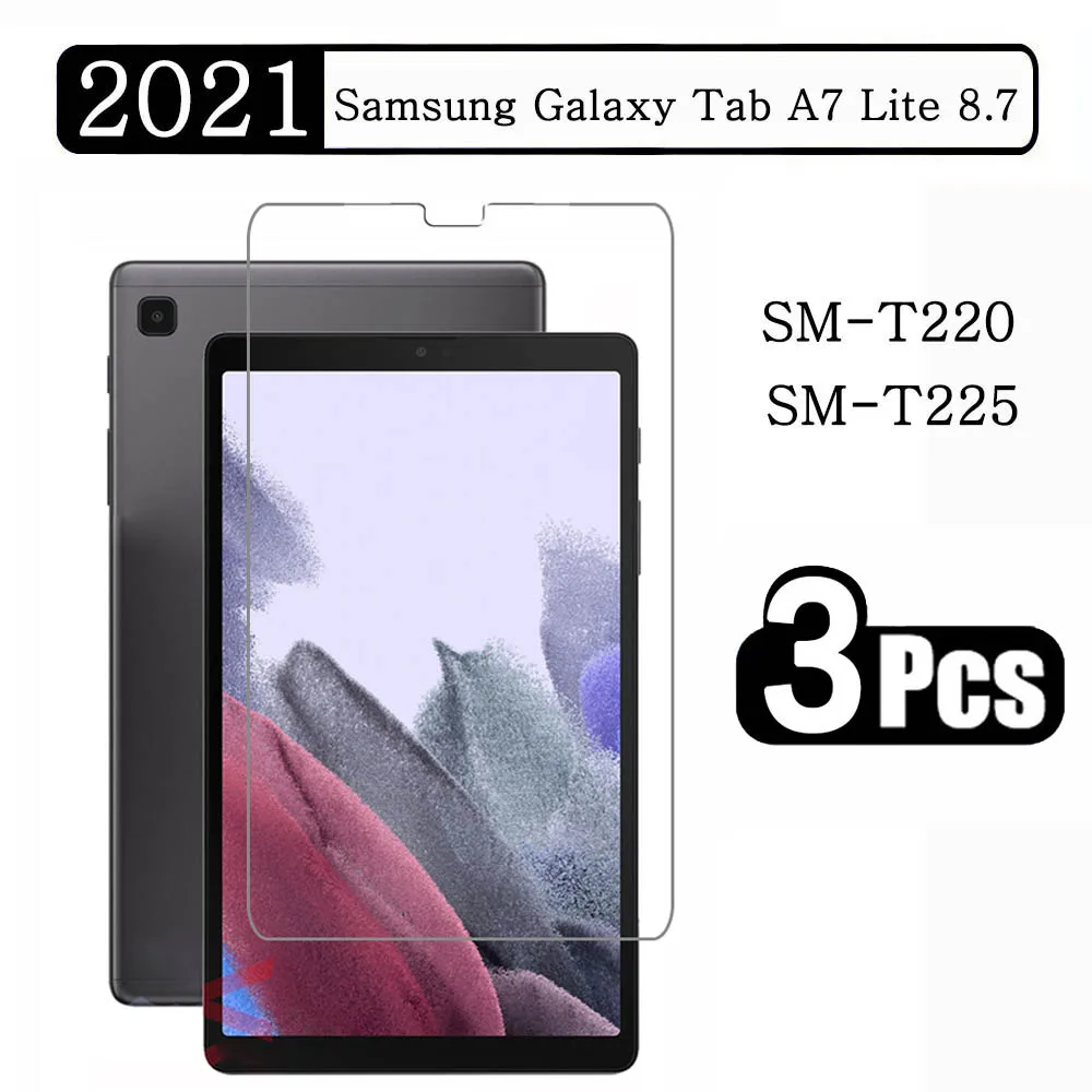 (3 шт.) Закаленное стекло для Samsung Galaxy Tab A7 Lite 8 7 2021 дюйма зеркальная фотография T220 T225