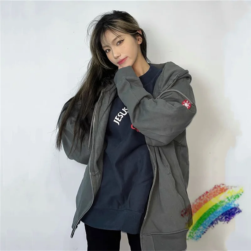 

Batik Zipper Cardigan CAVEMPT CE Hoodie Men Woman 1:1 Best Quality Heavy Fabric Solid Color Sweatshirts Cav Empt Pullover