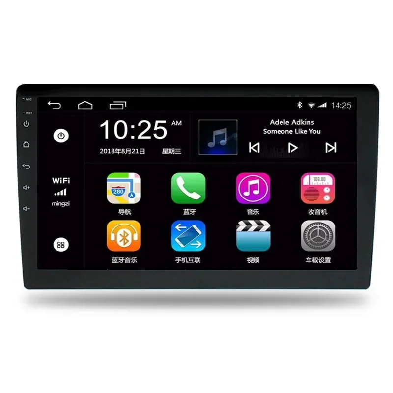 Автомагнитола 9 дюймов 2 din android 10 1 GPS Wi-Fi 2usb сенсорный экран