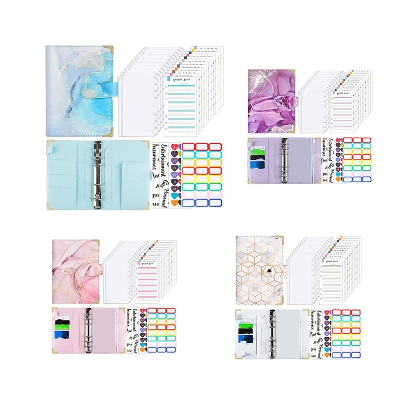 

Cash Wallet Envelope System, Budget Binder With Zipper Envelopes, For Cash Budgeting Card Storage Funding Plan