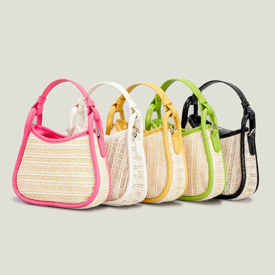 

Роскошные сумочки, клатчи, плетеные кожаные сумки для женщин, новинка 2022, модная женская сумка-хобо, ручной клатч, мягкая сумка-хобо, сумка-то...