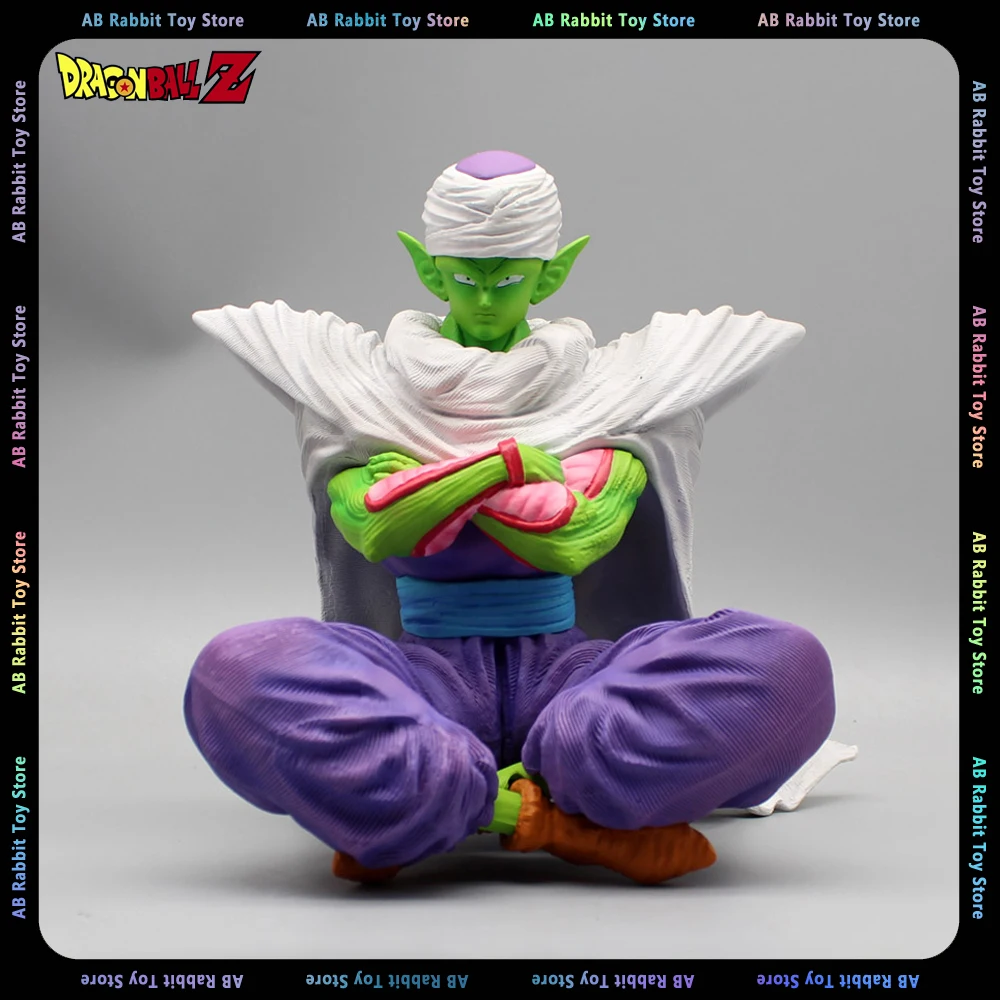 

17cm Dragon Ball Figure Sit Piccolo Anime Figures Cloak Piccolo Figurine PVC Statue Model Dolls Collectible Desk Decoration Toy