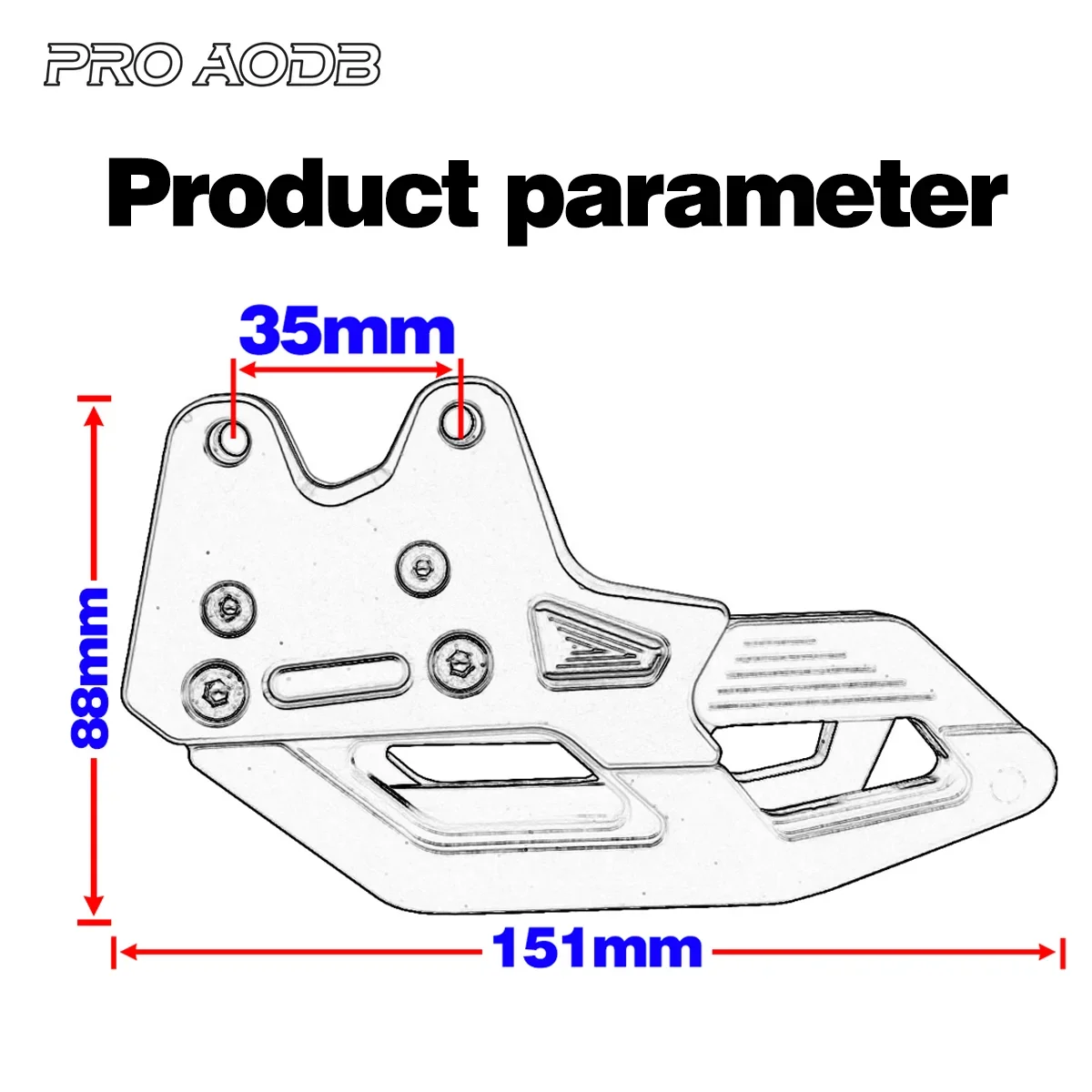 Прочные аксессуары для мотоциклов-защита цепи Honda CRF150F CRF230F CRF250F 230F 250F 2003-2021 и т. д.