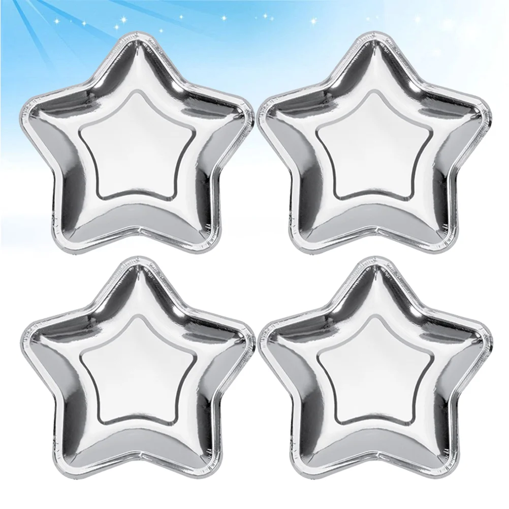 

Plates Paper Party Gold Plate Star Christmas Dinner Supplies Little Plasticbulk Dishes Salad Decorations Revealpentagram Gender
