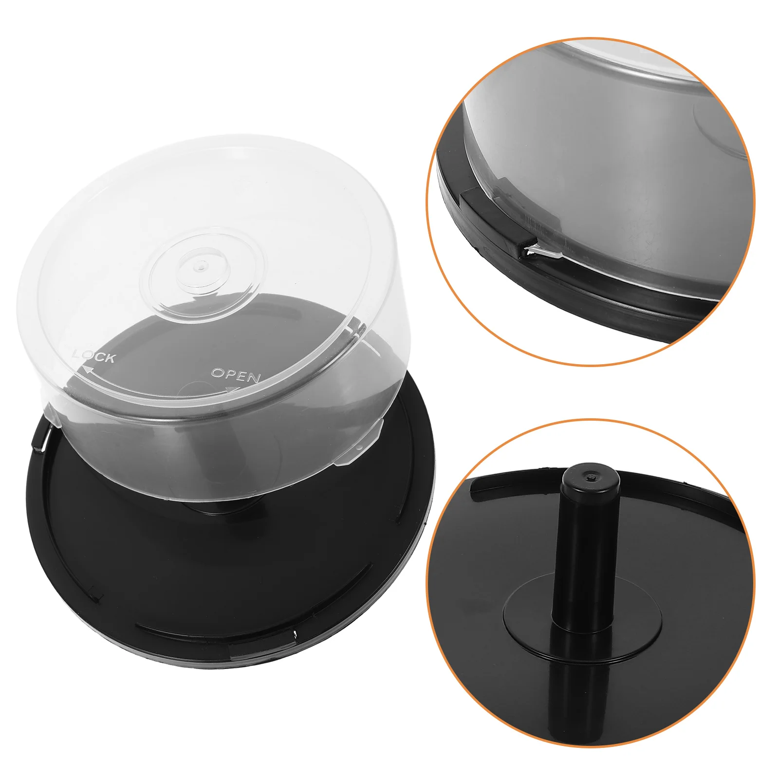 Коробка для торта CD/DVD пустая коробка CD DVD ведро хранения компакт-дисков/DVD