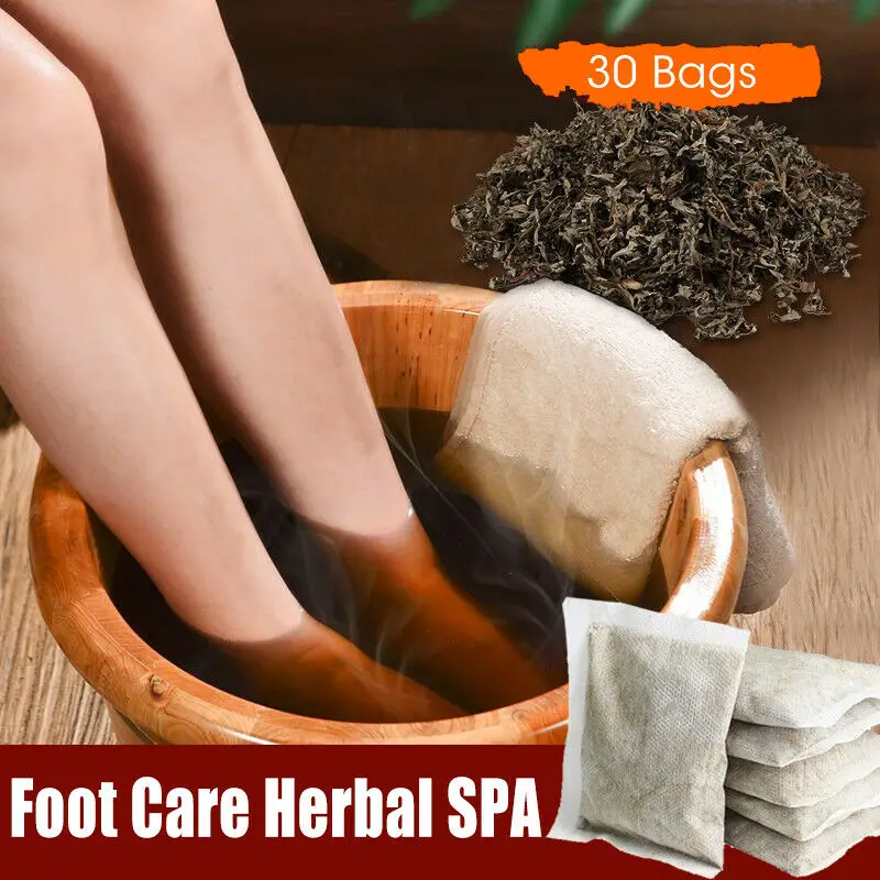 Банный комплект для мытья ног из полыни трав листья моксы | Красота и здоровье