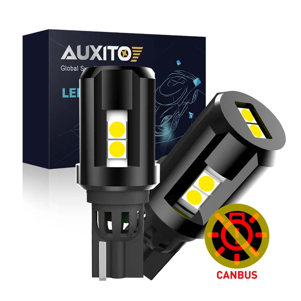 

Автомобильная лампа заднего хода AUXITO, 2 шт., T15 W16W, без ошибок, для Audi A3 A4 B6 B8 A6 C6 80 B5 B7 A5 Q5 Q7 TT 8P 100