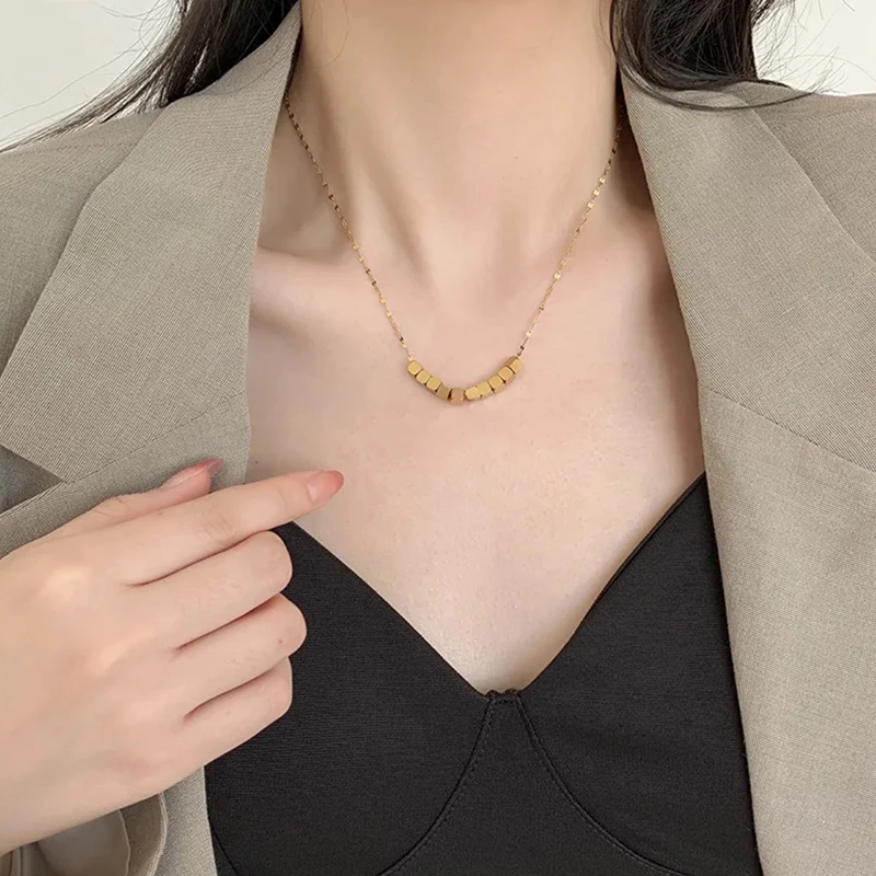 Ювелирные изделия ожерелье с подвеской и жемчугом для женщин комплекты