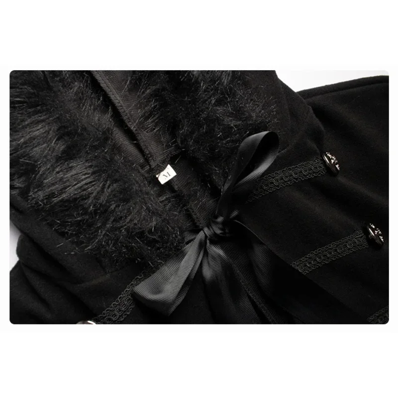 Средневековая мужская куртка плащ с меховым капюшоном шерстяная зимняя накидка