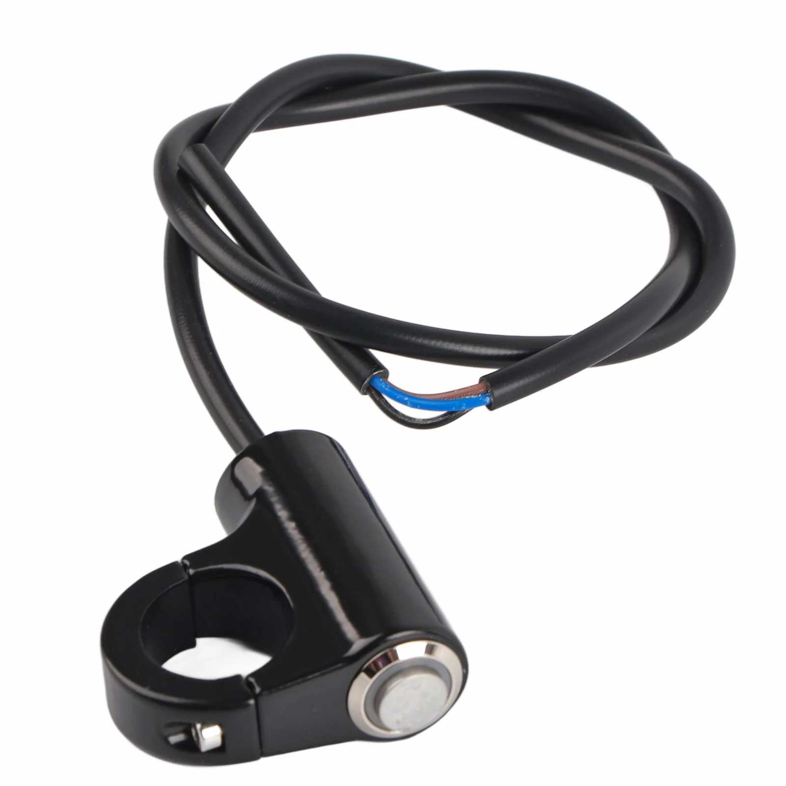 

Модифицированный переключатель для мотоцикла, самоблокирующаяся Кнопка самосброса, переключатель из алюминиевого сплава со стандартным внешним диаметром 22 мм, Крепежные стержни для руля