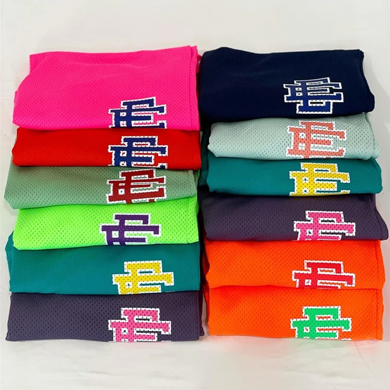 

New Men Summer Gym Shorts Eric Emanuel Sports Pants Fitness Shorts Mesh Quick Dry Mens EE Basic Shorts Casual Beach Shorts