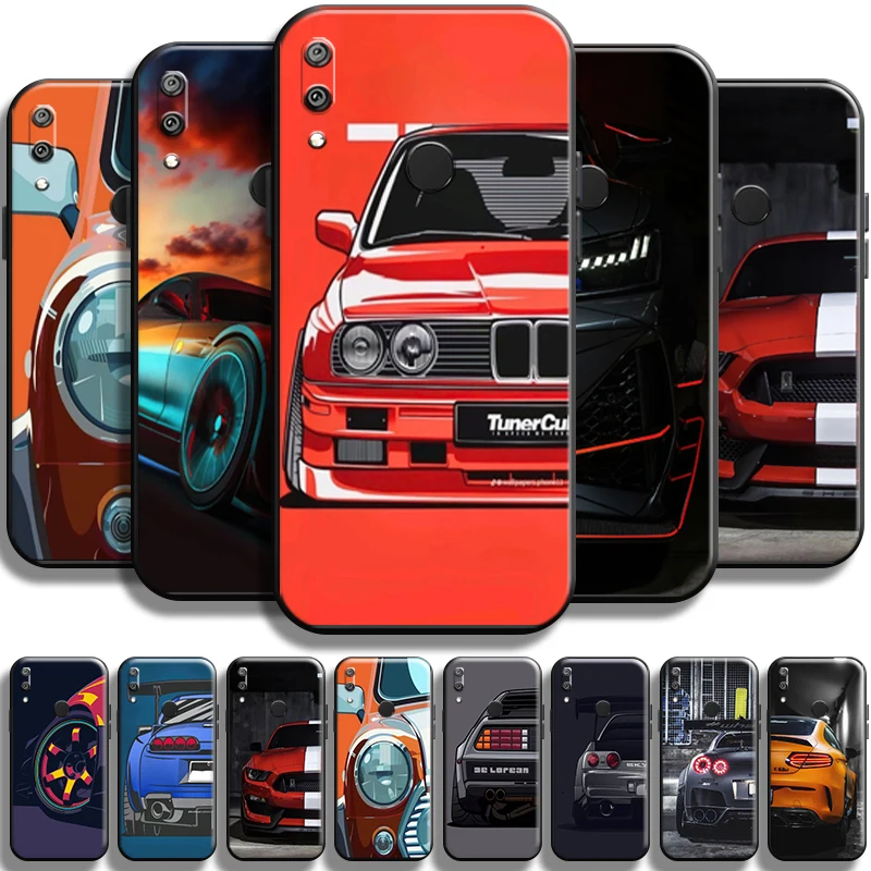 

Luxury Sports Cars Speed For Huawei Y7 Y6 2019 Y6P Y7P 2020 Y7S Phone Case Coque Back Cover Shockproof Full Protection Funda