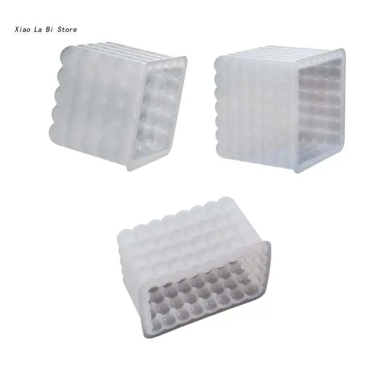 

XXFD 3D Bubble Cube Silicone Mold Cute Decorative Crafts Mold for DIY Scented Soap Making,Cube Home Decors Moulds