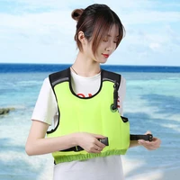 portable adult inflatable buoyancy life jacket foldable lightweight fishing rafting water sports swimming surfing buoyancy vest