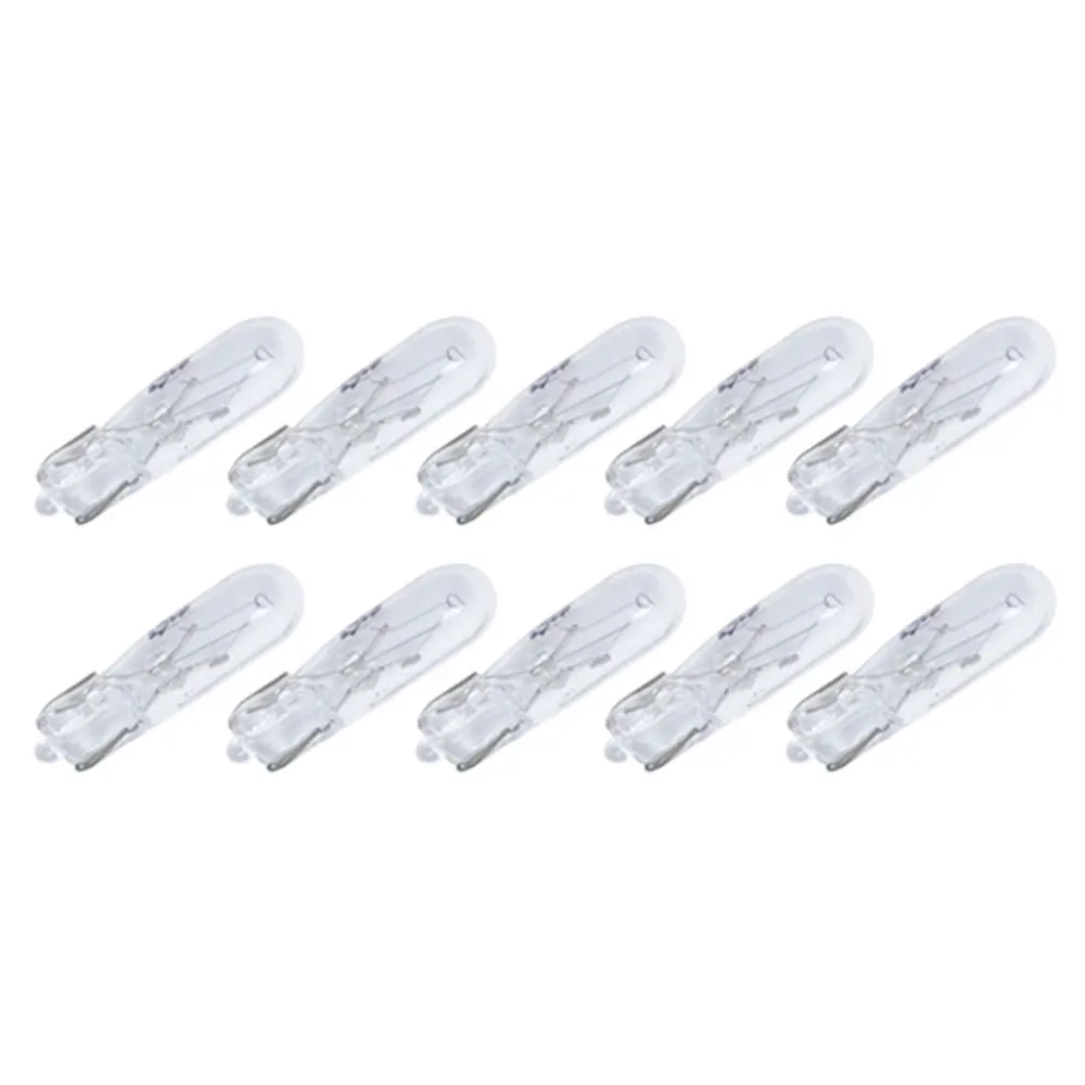 

20Pcs Halogen T5 LED W2W Bulb 12V/24V 1.2W Car Instrument Lights Dashboard Bulb Auto interior warnning light White 6000K