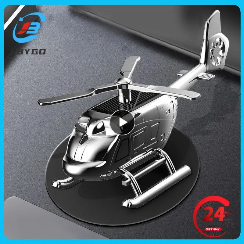 

Car Air Freshener Solar Perfume Diffuser Rotating Helicopter Dashboard Fragrance Car Inside Ornaments Auto Interior Accessories