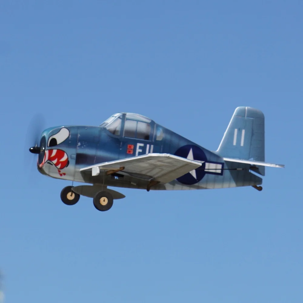 

MinimumRC F6F Hellcat Q-series 4CH RC airplane smallest 4CH airplane in the market!