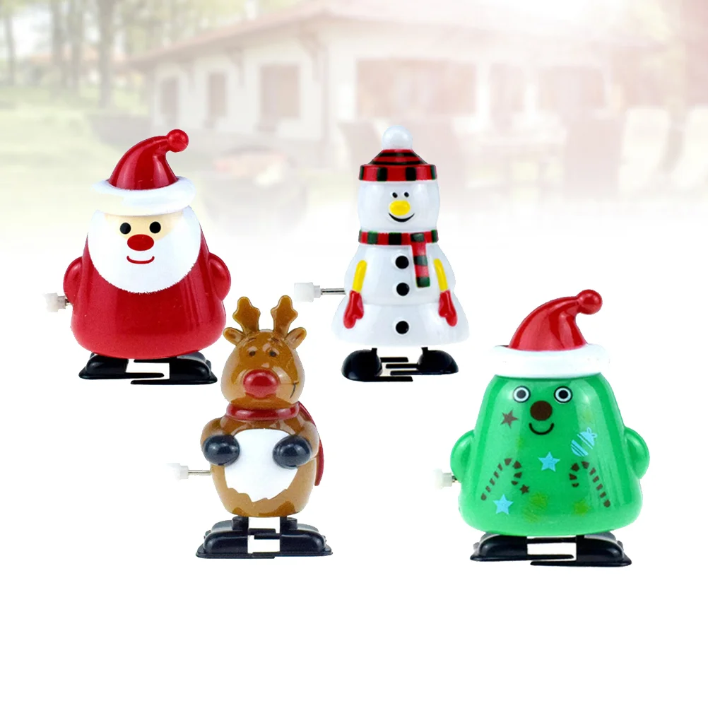 

Christmastoysanta Claus Holiday Wind Walking Party Kids Supplies Gift Figure Reindeer Clockwork Snowman Favor