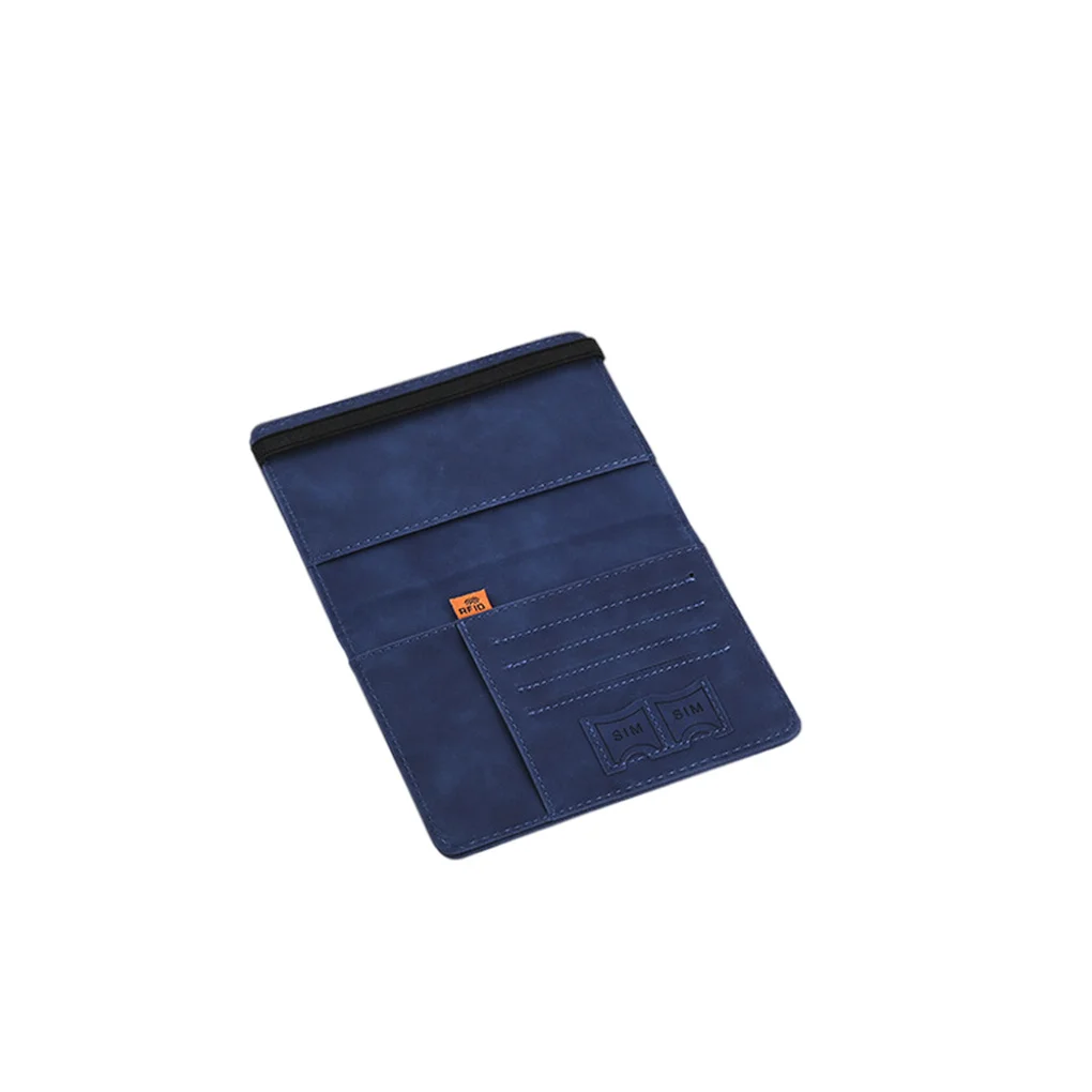 

RFID Blocking Travel Passport Holder Wallet Exquisite Organizer Document Cases Universal Woman Men Bank Banknotes Case