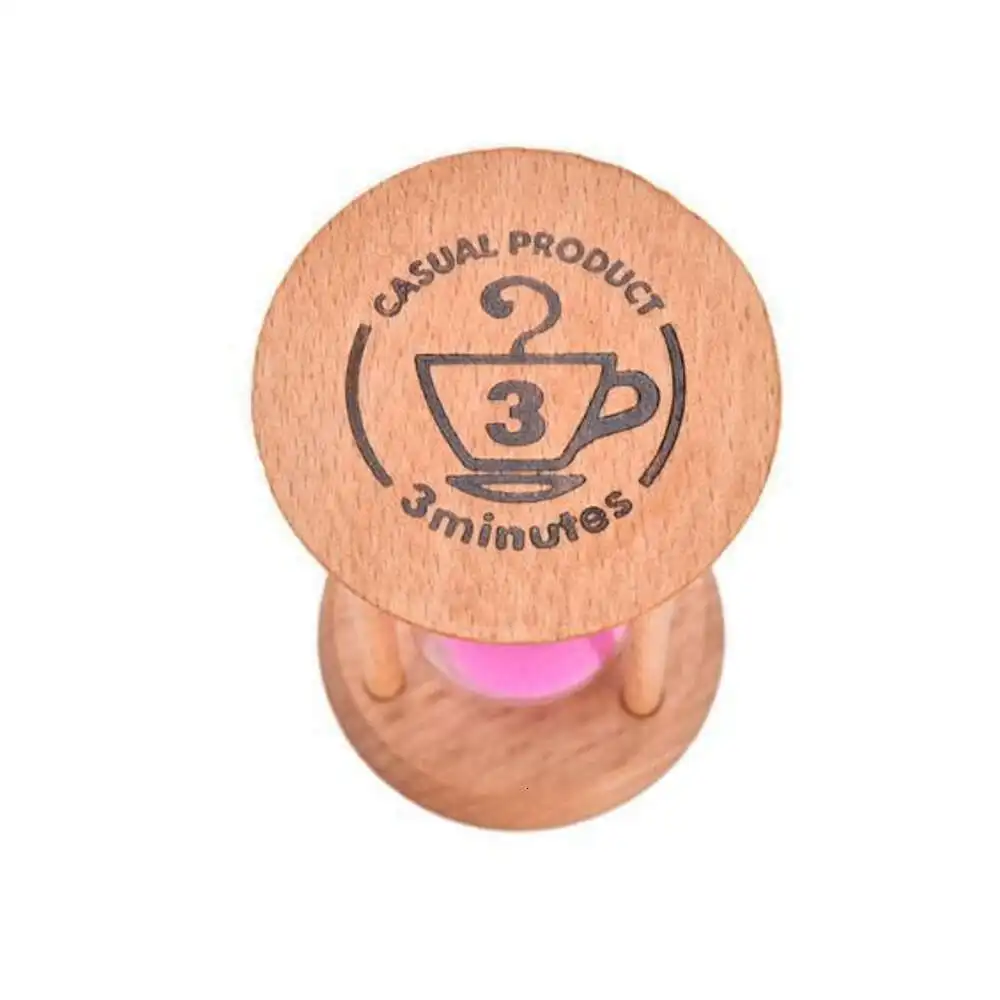 Модные песочные часы в деревянной рамке 3 мин