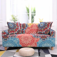 mandala bohemia sofa cover stretch slipcover sectional elastic couch cover living room decor l shape armchair cover 1234 seat