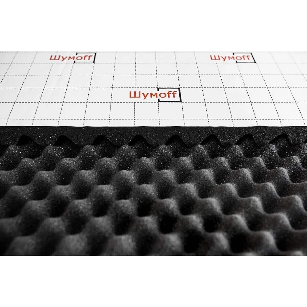 Шумоизоляция / Шумопоглощение Шумофф Шумoff Герметон А15 (2 листа размер 100 см Х 75 см)