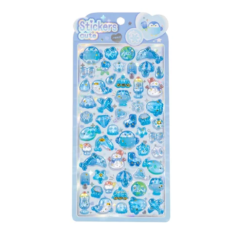 Японские 3D цветные наклейки с животными